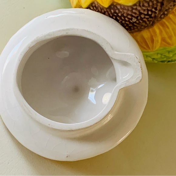 Vintage 1991 Seymour Mann Sunflower Teapot Hand Painted - Picture 12 of 13